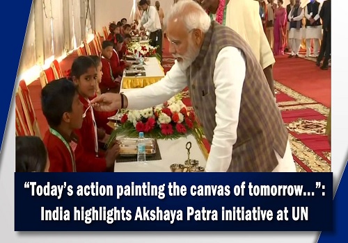 `Today`s action painting the canvas of tomorrow`: India highlights Akshaya Patra initiative at UN